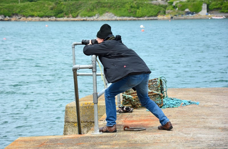 Paparazzi capturing celebrity moments